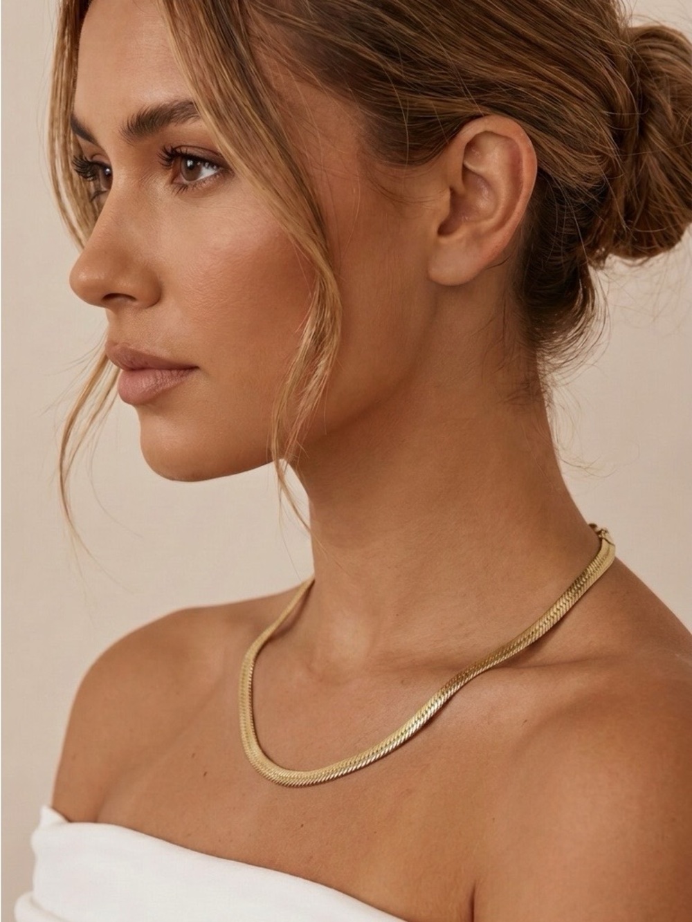 Park Lane GP Herringbone Chain Necklace